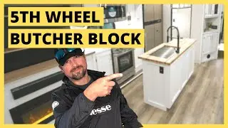 The Best 5th Wheel RV with a Butcher Block Kitchen Island