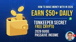 How to Make Money with Tonkeeper in 2026: Complete Guide to TON Passive Income & Airdrops(Full Tech)