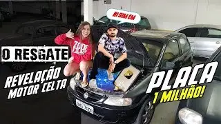 RESGATE CELTA 7008 - ESCOLHEMOS O MOTOR DO CELTA + PLACA DE 1MILH&Atilde;O