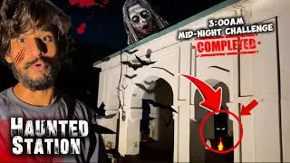 Haunted Railway Station Challenge 3:00am 😱 | Scream Squad