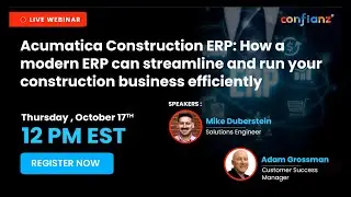 Acumatica Construction ERP Webinar