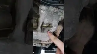 Oil pan crack