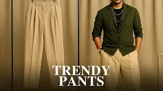 TOP 5 TRENDY STYLISH PANTS FOR MEN : KOREAN PANT , RIPPED JEANS 👖