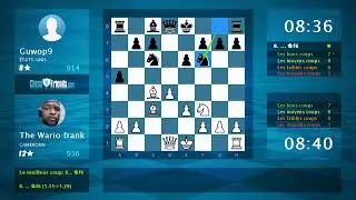 Analyse du jeu d'&eacute;checs&nbsp;: The Wario frank - Guwop9, 1-0 (par ChessFriends.com)