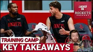 Rockets KEY Training Camp Takeaways: Kevin Durant's GRAVITY, Double-Big IMPACT, Sheppard's ROLE