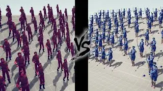 100x MEDIEVAL THIEVES VS 100X RANGED UNITS - TOTALLY ACCURATE BATTLE SIMULATOR