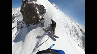 Skiing A-Basin North Pole 1st Notch and Lower East Wall