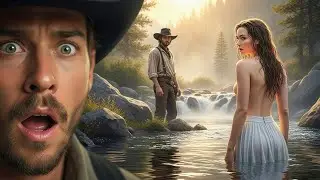 She Rose From the River Thinking She Was Alone — Until a Cowboy Stood There Frozen in Time