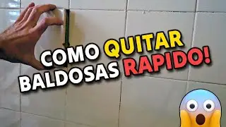 Quitar baldosas de cerámica de la pared fácil y rápido
