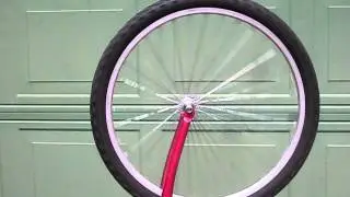 Rodeo Bike front wheel #2 (radial spoke pattern)