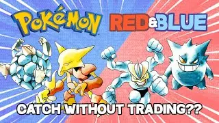 Как поймать покемона TRADE EVOLUTION в Pokemon Red & Blue | Предварительное прохождение Pokemon Red & Blue #9