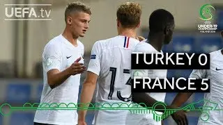 #U19EURO highlights: Turkey 0-5 France
