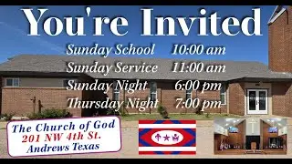Worship - TCOG Andrews, Tx 01-11-2026