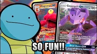 This Engine is SOO FUN!! - New Deck: Genesect GX / Magcargo GX - Pokemon TCG Online Gameplay