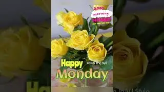 Happy Monday | Good Morning gif Animated WhatsApp Status | Monday Wallpapers | #shorts 👍