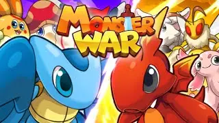 My Girlfriend only stays in the Playground in Monster War Battle Simulator! (No sound)