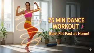 25 Minute Dance Workout At Home | Exercise To Lose Weight FAST | Zumba Class