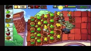 Plants vs Zombies | Roof Mode | Level 8 | #pvz #pvzgameplay #plantsvszombies