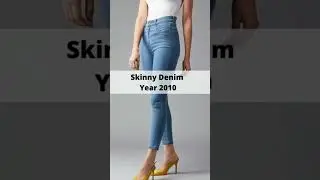 Denim Evolution from 1950-2022 | Womenwear Fashion
