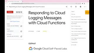 Responding to Cloud Logging Messages with Cloud Functions || #qwiklabs #GSP447 [With Explanation🗣️]