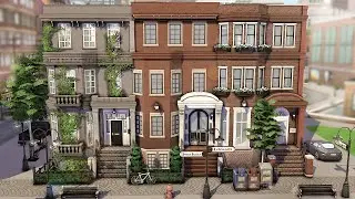 Роскошные таунхаусы в Нью-Йорке 🌆 | The Sims 4 — Скоростное строительство (БЕЗ CC)