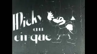 Micky au cirque. Dessin animé des Films Kodak Cinégraph, environ 1954