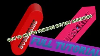 How to create Button Animation for youtube-full tutorial #tutorial #youtubeidea #free