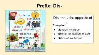 Prefix: Dis-