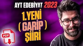 Cumhuriyet Dönemi Türk Edebiyatı - 1.Yeni ( Garip ) Şiiri (AYT Edebiyat Konuları - 2023)