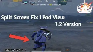 I PAD VIEW IN ANDROID PHONE | SPLIT SCREEN | 1.2 VERSION FIX PUBG MOBILE (NEW TRICK)