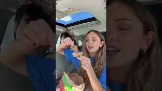 ordering the SAME food as the CAR infront