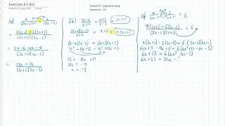 IGCSE - Algebra - Algebraic Fractions and Direct Variation