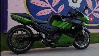 FURIOUS ZX14 SUBSCRIBE VOODOO MiniMEG 4 INTO1 RACE FULL EXHAUST #motorcycle #voodoo  #zx14