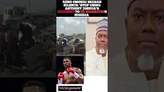 Watch: Nigerian Demarket Nigeria through Anthony Joshu' accident