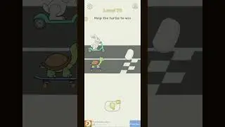 DOP 2 LEVEL 73 HELP THE TURTTE TO WIN.   #dop2 (DELETE ONE PART)#lavel73