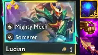6 SORCERER IS PLAYABLE WITH LUCIAN 3 ⭐⭐⭐ | TFT Set 15