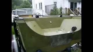 FOR SALE 18ft starcraft  aluminum holiday1972 project boat