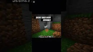 #minecraft secret door entrance