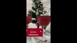 Make Red Wine at Home #shorts #christmasshorts #wineshorts