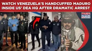 On Cam: Venezuela's Handcuffed President Maduro Inside US' DEA HQ After Dramatic Movie-Style Arrest
