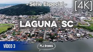 322 - 4K - Drone - Laguna - SC #drone #laguna #praia #cidade #santacatarinabrasil #santacatariana  