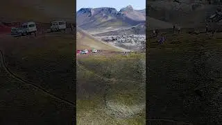 St&uacute;tur Crater; Landmannalaugar, Islandia.