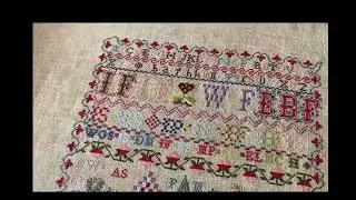 Jane Fiddes репродукция 1835г. Hands a cross The sea samplers 