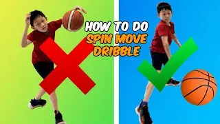 How To Do a Spin Move Dribble in Basketball 🏀🏀