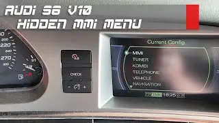 Verborgenes MMI Men&uuml; (gr&uuml;n) aufrufen #audi #a6 #a6c6 #a64f #s6 #v10 #shorts