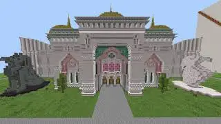 Building ALUBARNA from ALABASTA (ONE PIECE) in MINECRAFT [PROJECT DAWN DAY 13]