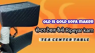 How to make tea table #Ripear sentar tebal #Rexine2mitar