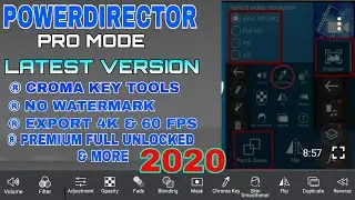 POWERDIRECTOR PRO MODE PREMIUM FULL UNLOCKED LATEST VERSION || download powerdirector mode apk 2020