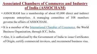 FICCI, CII, ASSOCHAM - A Brief Introduction