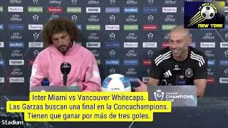 Inter Miami vs Vancouver. Mascherano sabe que no hay chance de error